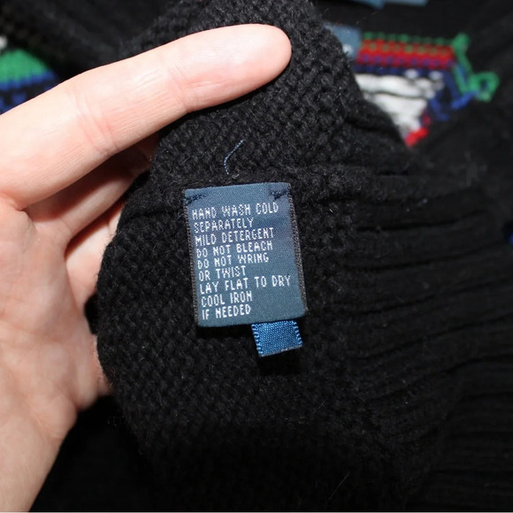 Vintage Polo Ralph Lauren Fair Isle Sweater XXL - Picture 9 of 9
